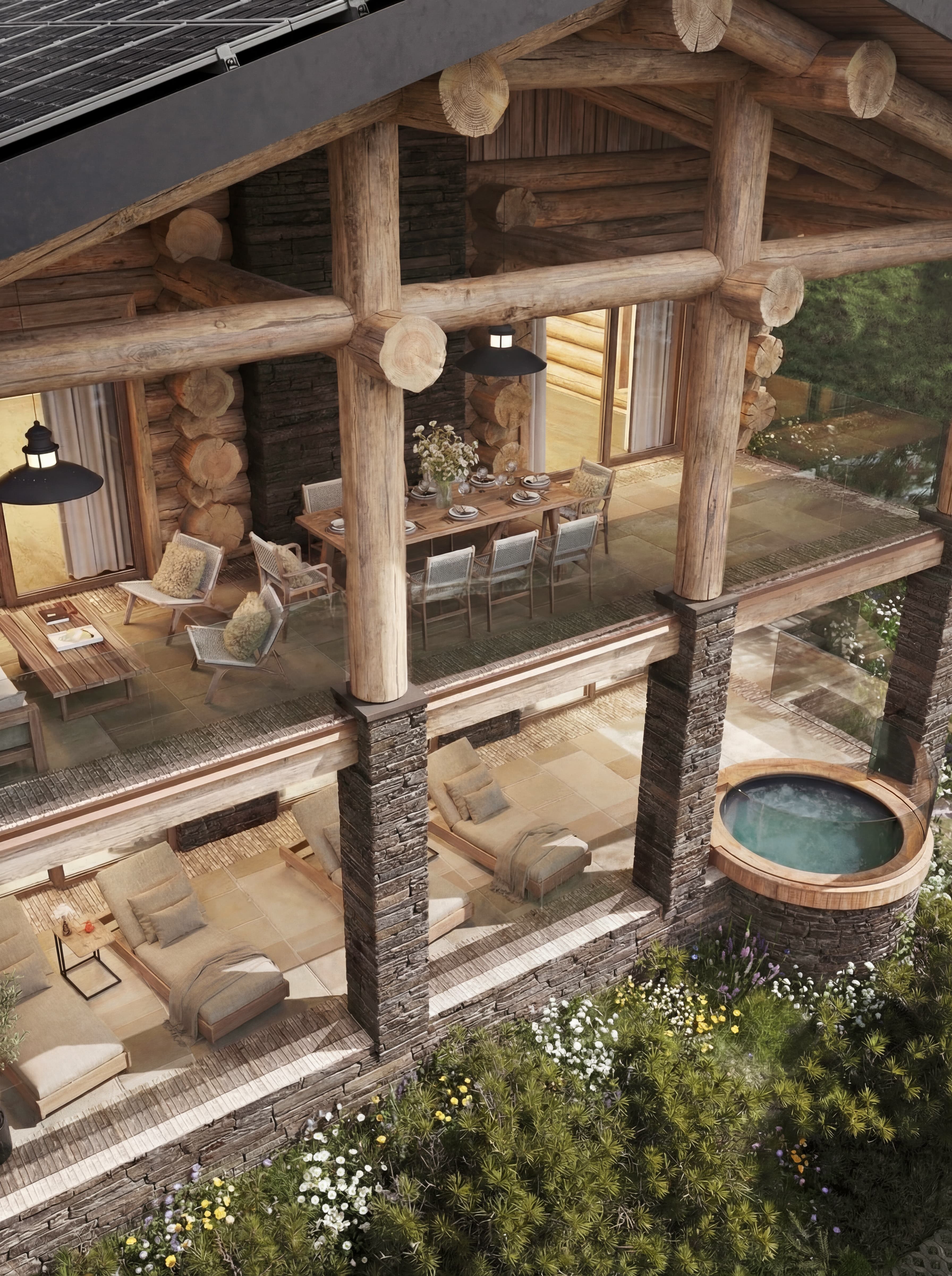 TRESMONT — шале влітку